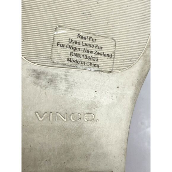 Vince Mule Sneakers Shoes Green Suede Shearling Fur Lined Garvey - Picture 14 of 16